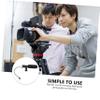 CAXUSD Camera Microphone for DSLR Digital Camera Recording Mic Windscreen Lightweight Interview Microphone for Video Streaming view 4