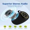 Bluetooth Speaker, Portable Wireless, Powerful Stereo Sound, IPX5 Waterproof, 15H Playtime, BT5.3, TWS Surround Pairing, Electronics Gadgets for Outdoor/Home/Party/Travel/Beach/Shower, Birthday Gifts view 2
