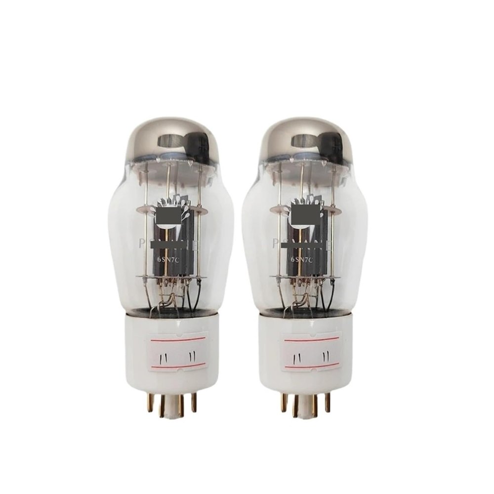 PHTJALIF 6SN7C Vacuum Tube Audio Valve Replaces 6SN7 6N8P 6H8C CV181 high Fidelity Audio Amplifier(2pcs Matched Pair)