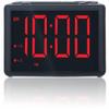FUHONGYUAN Alarm Clock Radio for Bedroom - AM/FM with 12 Presets, Dual Alarms & 3 Wake-Up Sounds (Beep/Music/Radio), Dimmable Red LED Display, Weekday/Weekend, Snooze & Sleep Timer view 1