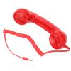 BONKZEBU Retro Phone Handset, Multifunction Radiation Proof Handheld Cell Phone Receiver for Mobile Phones Computers, 3.5mm Plug Retro Telephone Headset (Red) view 1