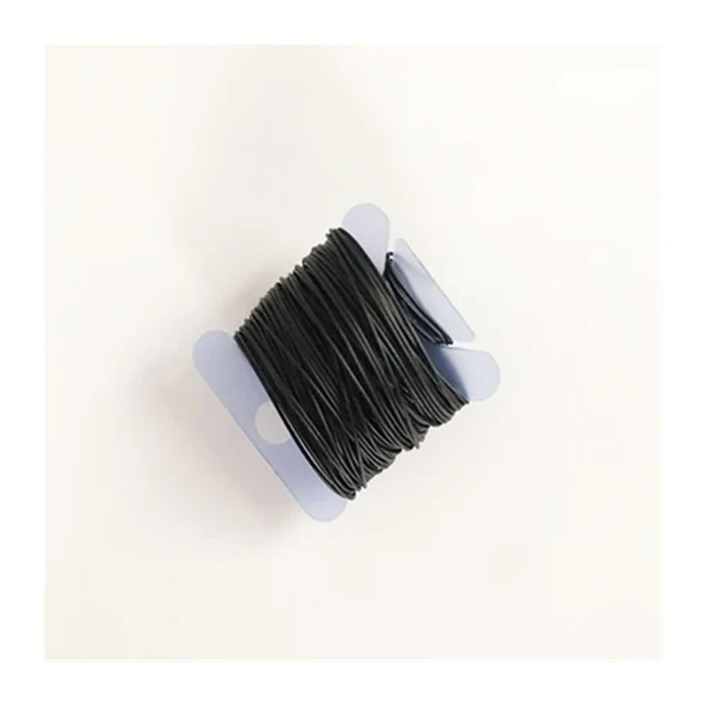 HUIZHUGS Wire and Cable 32AWG Repair Wire 7/0.12TS 32AWG Tinned Copper Wire PVC Insulated Wire Electric Cable LED Superfine Wire Safety Line Wire and Cable(Black,30 Meters)