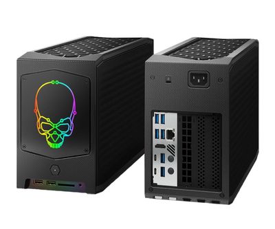 BRE NUC BRENUC11BTMi7 Mini pc Gaming, i7-11700B 4.9GHz,Discrete GPU Ready (PCIe4.0 x16 Slot 12"),4K Gaming, 32GB RAM 1TB SSD, Triple 4K Display, WiFi 6E & 2.5G LAN,for Serious Streaming & Work