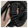 HUIZHUGS Wire and Cable Tensile Wires Thick Spiral Cable for Electromagnetic Chuck Crane Spiral Wire 4 Core 2.5 Square Stretch 1m to10m Wire and Cable(Stretch 2 M_4 CORE 2.5MM2) view 3