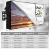 Outdoor TV Cover Please Seat Yourself Weatherproof Waterproof Outside TV Protector with Zipper, Funny Elephant on Toilet Wood Board Smart Television Screen Cover for 70 to 75 inch Screens view 2