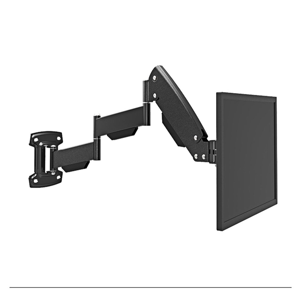 BL-LG312A Ultra-Long Gas Spring Arm 17"-27" Monitor Holder Full Motion LCD TV Mount Loading 1.5-7kgs VESA 75/100mm