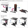 Movable Overbed Table Roller Foldable Lift Mobile Laptop Table Sofa Bedside Desk Suitable for Office Standing Desk view 3