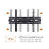 ADBWEKKF TV Wall Mounts Adjustable Tilt Bracket for 32-70 Inch LED LCD TVs VESA Max 600x400mm Loading Weight 75kg TV Support(PTS002T) view 4