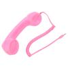 BONKZEBU Retro Phone Handset, Multifunction Radiation Proof Handheld Cell Phone Receiver for Mobile Phones Computers, 3.5mm Plug Retro Telephone Headset (Roseate) view 1