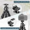 Manbily Carbon Fiber Hunting Tripod with 44mm Ball Head and Arca Swiss & Picatinny Adapters, 63" Heavy Duty Stable Inverted Tripod for Hunting, Shooting, and Outdoors (WZ-2836) view 2