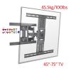ADBWEKKF P6 Strong Tilt Swivel Ultra Slim 45.5kg 30"-70" Retractable Arm LCD Tv Wall Mount Bracket 400x400 600x400 300x300 view 2