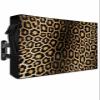 Outdoor TV Cover Retro Leopard Dot Weatherproof Waterproof Outside TV Protector with Zipper, Abstract Animal Skin Texture Smart Television Screen Cover for 52 to 55 inch Screens view 1
