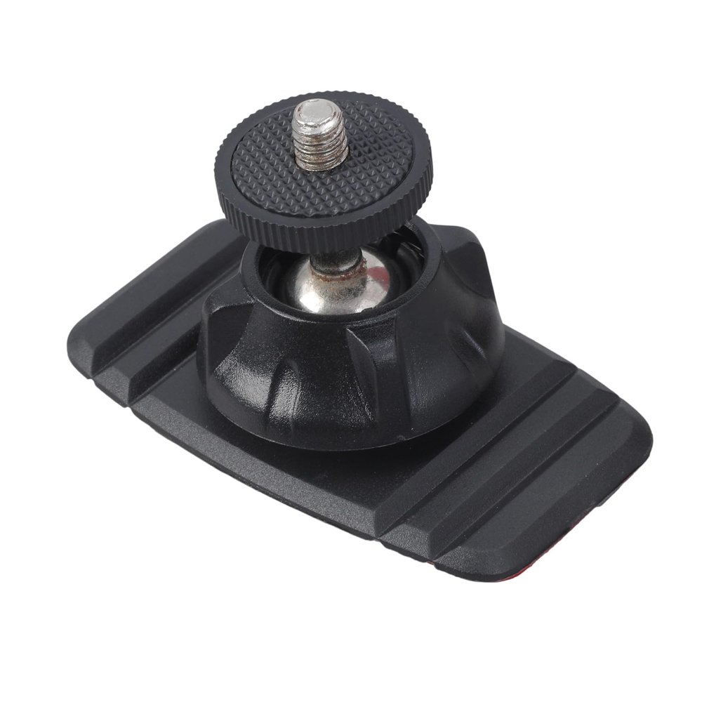 360 Degree Rotating Adhesive Screw Plate Universals for Action Camera LED Light Phone Bracket Dashcam Installation