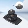 360 Degree Rotating Adhesive Screw Plate Universals for Action Camera LED Light Phone Bracket Dashcam Installation view 3