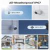 ANNKE 3K PoE Security Camera System, 16 Ports Expandable 32 Channel 12MP H.265+ NVR Recorder, 8X 5MP Wired IP Dome & Turret Cams, Audio Recording, IP67, AI Motion & 1CH Face Detection, 2TB HDD view 4
