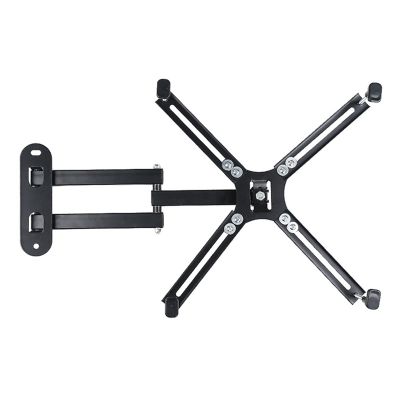 ADBWEKKF Adjustable TV Wall Mount Full Motion LCD Monitor Bracket Swivel Tilt TV Holder Screen Bracket Adaptor for NO VESA Hole Screen