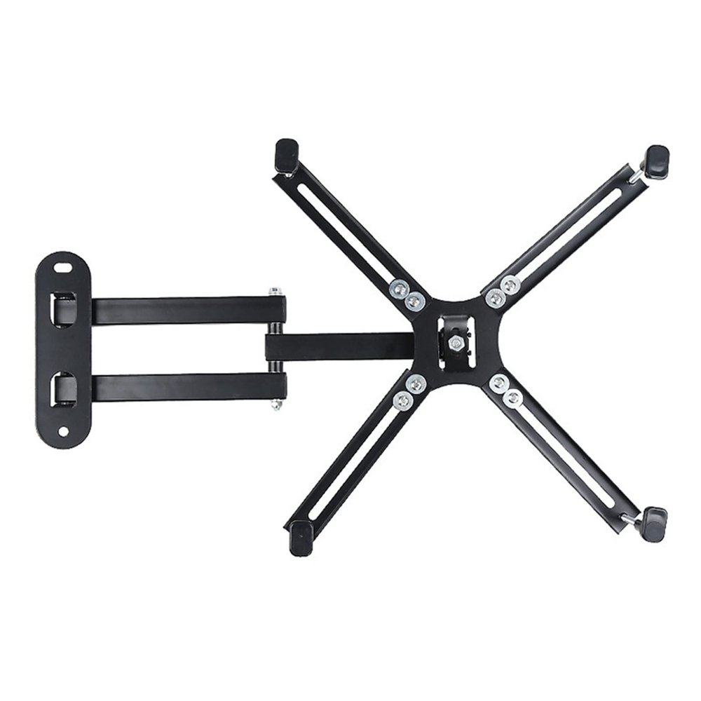 ADBWEKKF Adjustable TV Wall Mount Full Motion LCD Monitor Bracket Swivel Tilt TV Holder Screen Bracket Adaptor for NO VESA Hole Screen