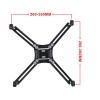 ADBWEKKF Adjustable TV Wall Mount Full Motion LCD Monitor Bracket Swivel Tilt TV Holder Screen Bracket Adaptor for NO VESA Hole Screen view 3