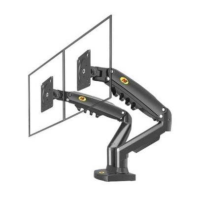 ADBWEKKF F160 Gas Spring 17"-27" 30" Dual Monitor Holder Arm Desktop 360 Rotate Computer Holder 2-9KG Monitor Bracket(F160 Version 2)