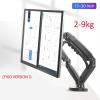 ADBWEKKF F160 Gas Spring 17"-27" 30" Dual Monitor Holder Arm Desktop 360 Rotate Computer Holder 2-9KG Monitor Bracket(F160 Version 2) view 2
