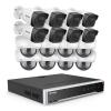 ANNKE 3K PoE Security Camera System, 16 Ports Expandable 32 Channel 12MP H.265+ NVR Recorder, 8X 5MP Wired IP Bullet & Dome Cams, Audio Recording, IP67, AI Motion & 1CH Face Detection, NO HDD view 1