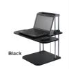 ADBWEKKF Sit/Stand Desk Riser Height Adjustable Lightweight Standing Laptop Desk Notebook/Tablet/Monitor Holder Stand with Keybaord Tray(Black) view 2