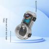 Protective Underwater Shell Waterproof Invisible Dive Housing Case for Insta360 X5 Camera with Anti-Fog Sheet, Bracket and Collection Pocket (Quick Buckle Base) view 2