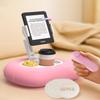Bongogoo Kindle Pillow Stand with Remote Page Turner Bundle,Kindle Holder & Stand for Bed, 6 mm No-Text-Blocking Clip, Whisper-Quiet, Washable Cover, 2 Snack Bowls + 50 Liners, Fits 410.5 view 1