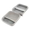 Lurrose Portable Charging Cable Organizer Bag for Travel Storage Case for USB Cables Adapters Headphones Grey view 1