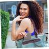 Lurrose Portable Charging Cable Organizer Bag for Travel Storage Case for USB Cables Adapters Headphones Grey view 4