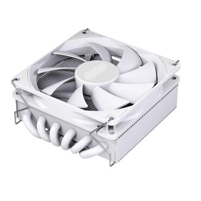 1pc UT45 6 Heat Pipe CPU Cooler TDP 150W Chassis Air Cooling Radiator Compatible with AM5 AM4 and LGA1700 1200 2011(WHITE_NO RGB)