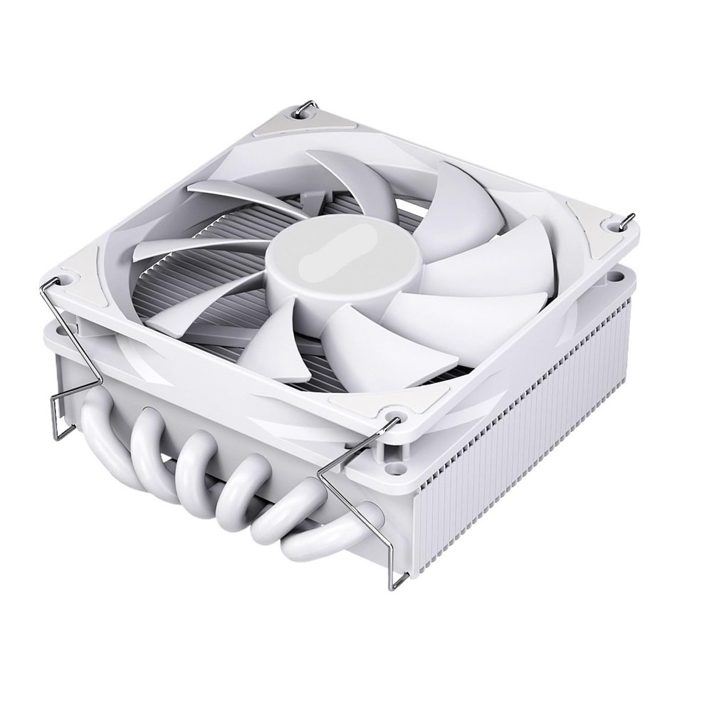 1pc UT45 6 Heat Pipe CPU Cooler TDP 150W Chassis Air Cooling Radiator Compatible with AM5 AM4 and LGA1700 1200 2011(WHITE_NO RGB)