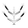 ADBWEKKF Full Motion Six Arm LCD LED TV Mount 10"-24" Monitor Holder Mount Gas Spring Arm Bracket with USB and Audio Ports view 1
