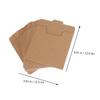 LIFKICH 25Pcs Kraft CD Envelopes Sealing CD Covers Protective Sleeves for Music Lovers Collectors Simple Design Material view 2