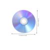 Mikikit Writable Blank DVD CD Discs for DIY Music Voice Recording Durable Media Storage Box for Home Entertainment Multi Scene Applications Disc Included view 2