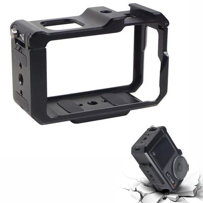 Aluminum Cage for DJI Action 5 Pro Action 4 Action 3 Camera, Protective Hard Case, Protective Metal Frame