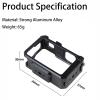 Aluminum Cage for DJI Action 5 Pro Action 4 Action 3 Camera, Protective Hard Case, Protective Metal Frame view 2