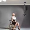 2M/78.7In Drop Pantograph for Studio, Photography Ceiling Rail System, Retractable Photography Ceiling Rail, Studio Lighting Hanging Equipment for Live Broadcast, Live Studios view 2