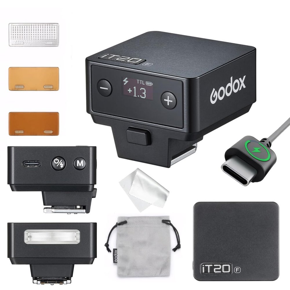 Godox IT20 F IT20F Flash for Fuij,GODOX iT20F IT20 F Mini Camera Flash