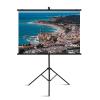GXYNMC 60 Inch Projector Screen with Tripod, Portable Mobile 16:9/4:3 4K HD Outdoor Projector Screen, for Home Theater Backyard Movie(60in/4:3) view 1