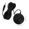 Vaguelly Tabletop Microphone with Audio Plug Noise Reduction for Online Meetings Voice Recording Gaming Podcasts Portable Versatile Desktop Mic for Home Professional Use Cable view 2