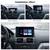 Bobuluo Android 13 Car Stereo Radio Compatible for Mercedes-Benz C Class W204 2006-2011, 8inch Touchscreen Car Radio with Bluetooth WiFi GPS SWC Navigation Radio Backup Camera view 2