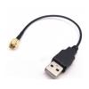 1pc SMA Male Plug to Computer Data Cable USB Male Connector RG174 Cable(0.5m,SMAM-USBM-RG174) view 2
