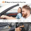 CD Player Portable 5.1 Bluetooth CD PlayerTouch Button and LCD Display Rechargeable Disc Player with AUX Cable and Shockproof Design for Car view 3