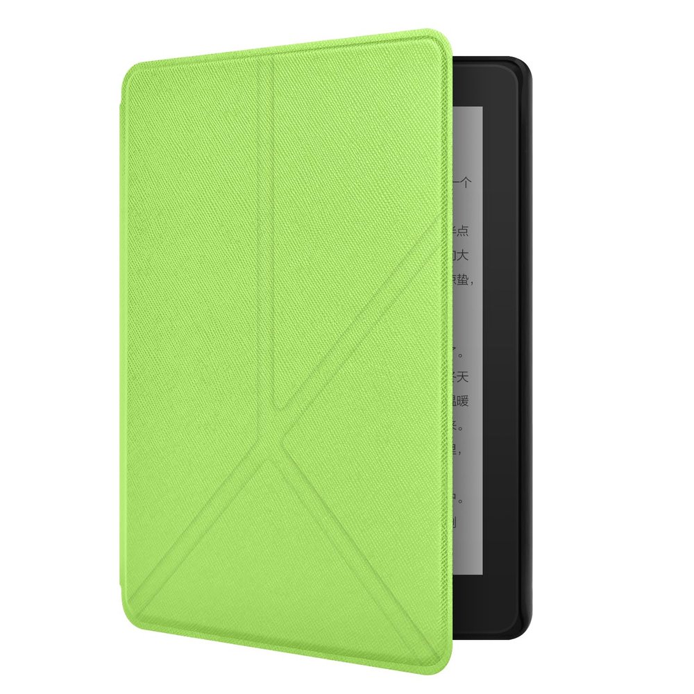 Akacy Special Shape Folding case for New 6.0-inch Kindle Paperwhite(5th6th7th gen - 2012/2013/2015 Release) - Lightweight Shell PU Leather case with auto Sleep/Wake (8)