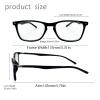 Kerecsen Blue Light Blocking Glasses for Women & Men - Anti Eyestrain Computer Glasses,UV Protection for Gaming/Reading (3 Mix Color, Clear) view 2