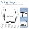 Kerecsen Blue Light Blocking Glasses for Women & Men - Anti Eyestrain Computer Glasses,UV Protection for Gaming/Reading (3 Mix Color, Clear) view 4