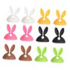 DIYEAH 12Pcs Bunny Cable Clip Holder Cute Multi Functional Wire Organizer for Tidy Desk Durable and Creative Design for Charging Cables and Data Wires Mixed Colors view 1