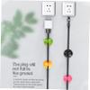 DIYEAH 12Pcs Bunny Cable Clip Holder Cute Multi Functional Wire Organizer for Tidy Desk Durable and Creative Design for Charging Cables and Data Wires Mixed Colors view 3