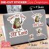 (3Pcs-3") TWAS The Tism M'Lord Sticker Funny Frog Neurodivergent Humor ADHD Mental Health Anxiety Die-Cut Waterproof Vinyl Sticker for Laptop Water Bottle Phone Decal Stuff Gifts for Her Him 3 Inches view 4